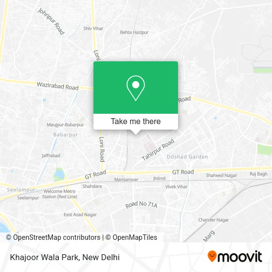 Khajoor Wala Park map