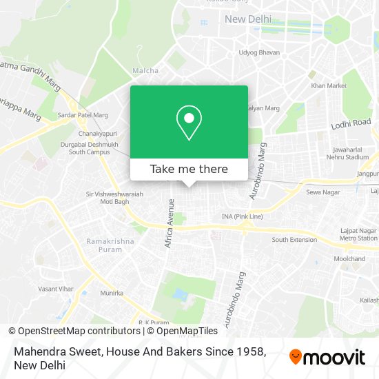 Mahendra Sweet, House And Bakers Since 1958 map