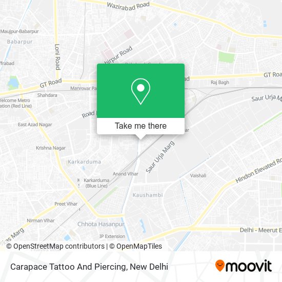Carapace Tattoo And Piercing map