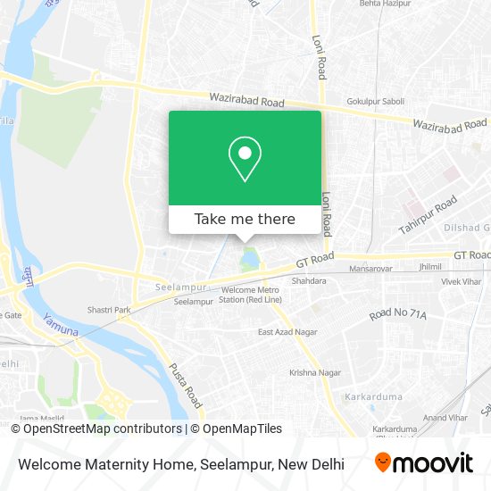 Welcome Maternity Home, Seelampur map