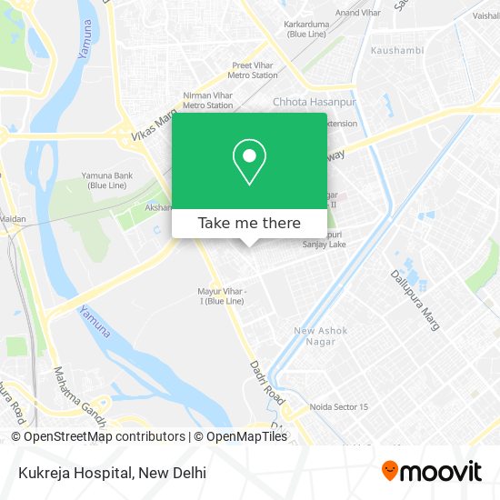 Kukreja Hospital map