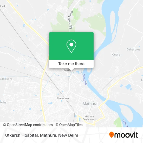 Utkarsh Hospital, Mathura map