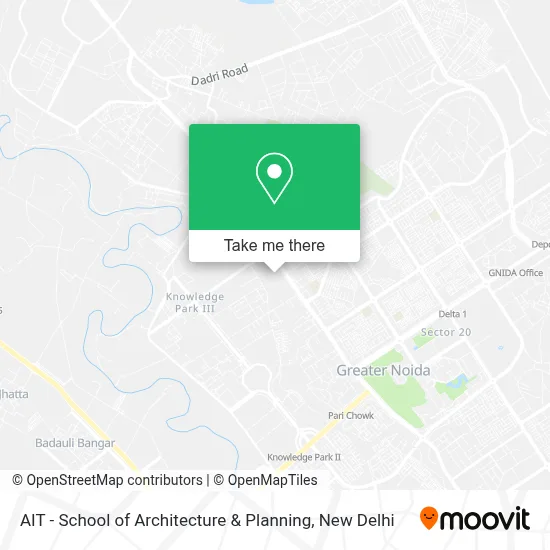 Ait - School Of Architecture & Planning map
