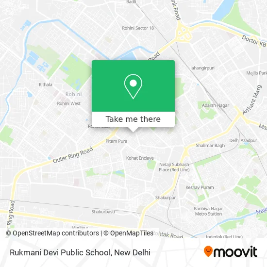 Rukmani Devi Public School map