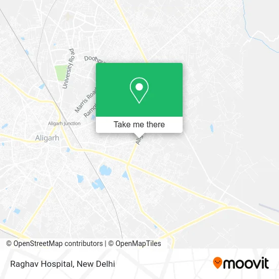 Raghav Hospital map