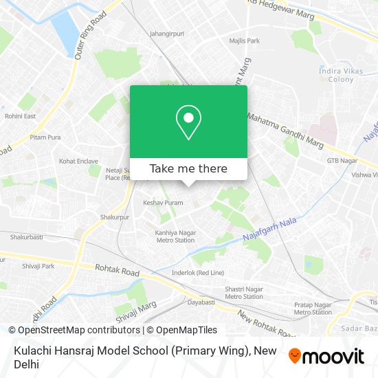Kulachi Hansraj Model School (Primary Wing) map