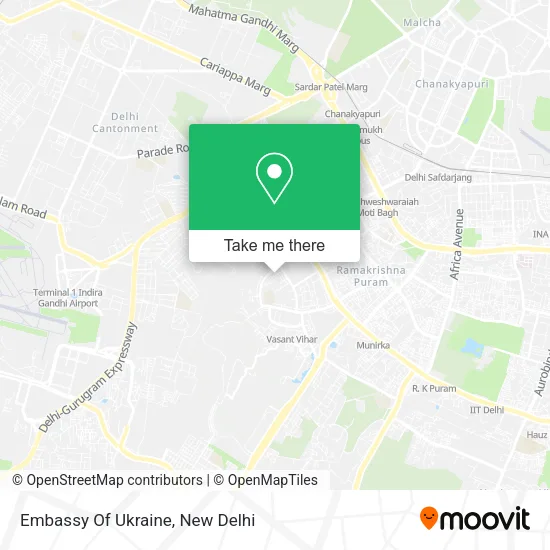 Embassy Of Ukraine map