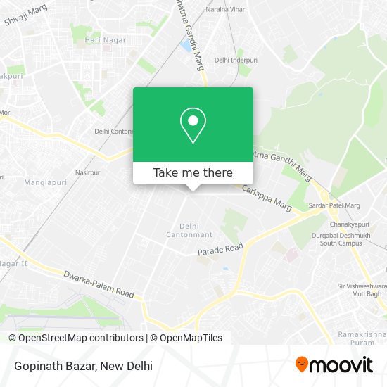 Gopinath Bazar map