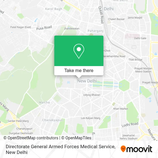 Directorate General Armed Forces Medical Service map