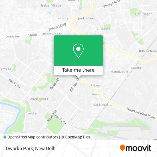 Dwarka Park map