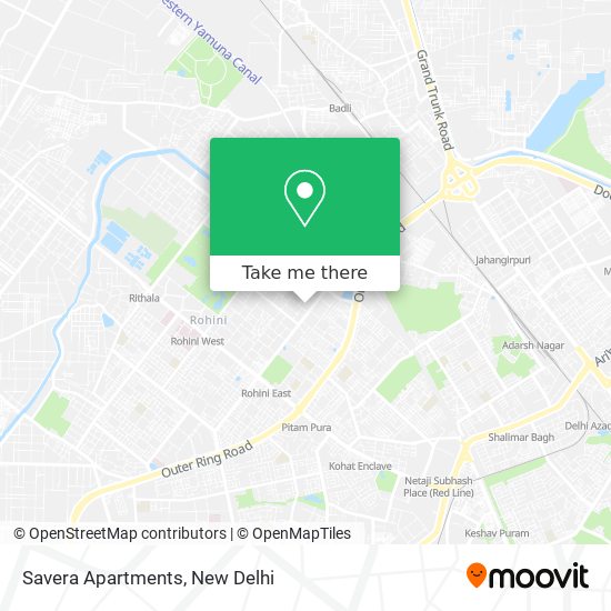 Savera Apartments map