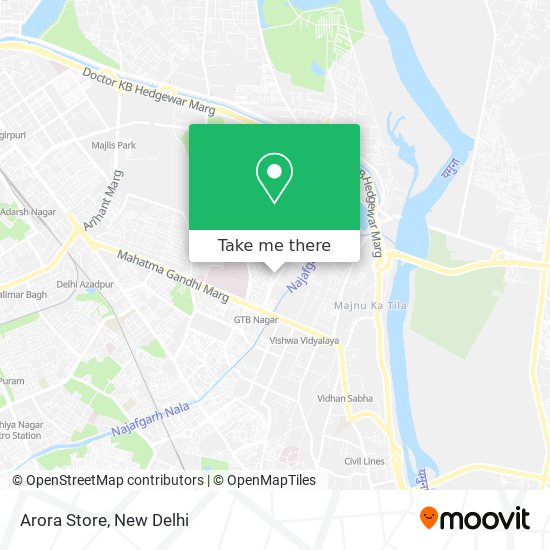 Arora Store map