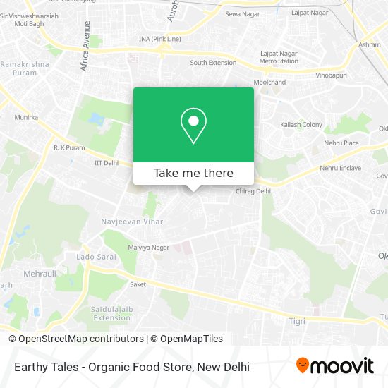 Earthy Tales - Organic Food Store map