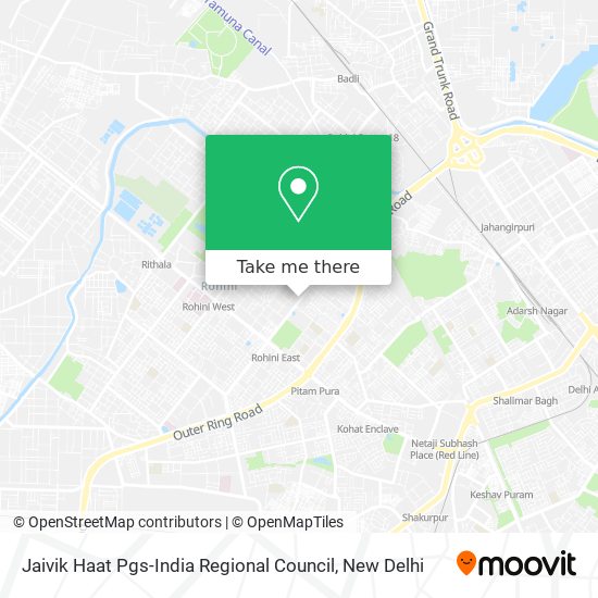 Jaivik Haat Pgs-India Regional Council map