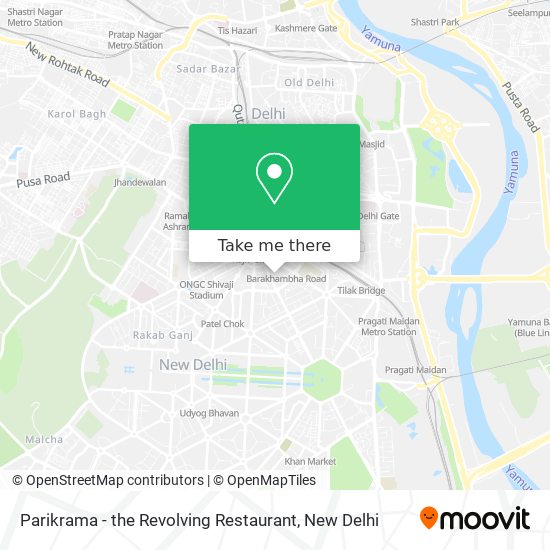 Parikrama - the Revolving Restaurant map