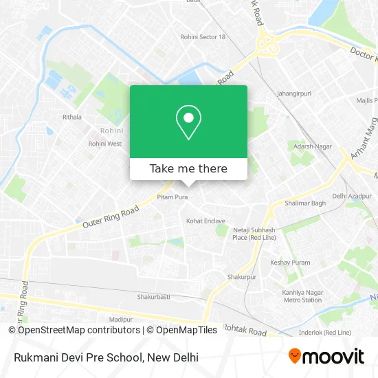 Rukmani Devi Pre School map