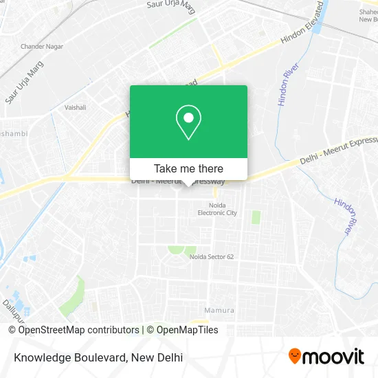 Knowledge Boulevard map