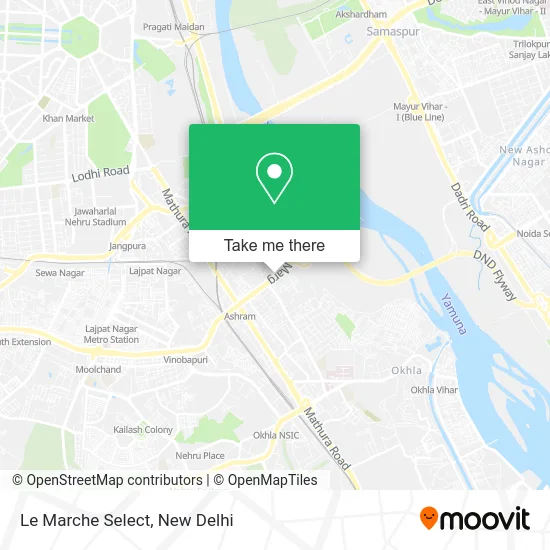 Le Marche Select map