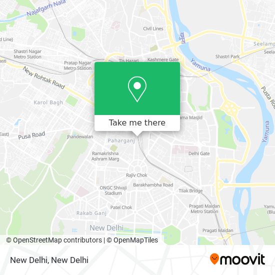 New Delhi map