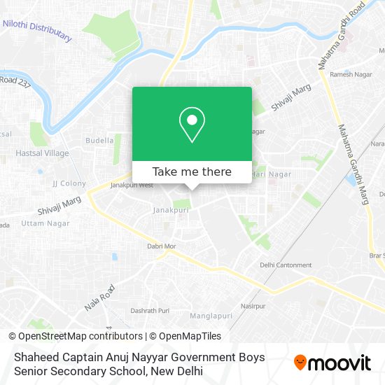 Shaheed Captain Anuj Nayyar Government Boys Senior Secondary School map