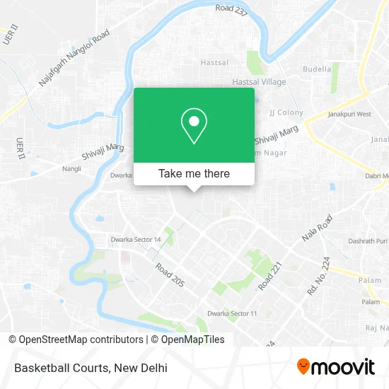 Basketball Courts map