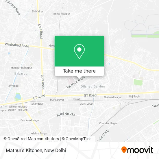 Mathur's Kitchen map