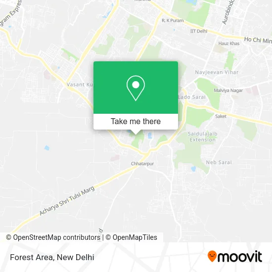 Forest Area map