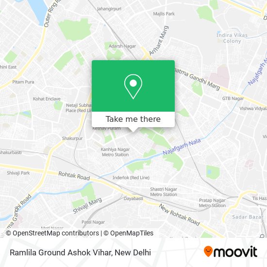 Ramlila Ground Ashok Vihar map