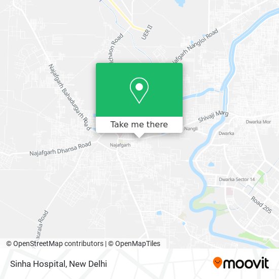 Sinha Hospital map