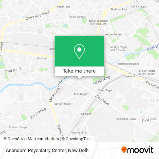 Anandam Psychiatry Center map