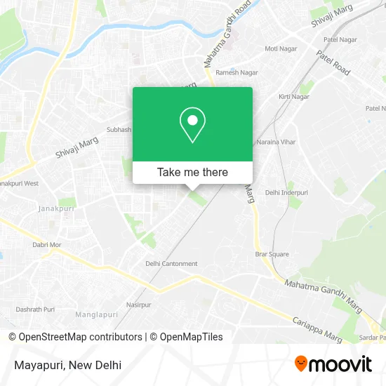 Mayapuri map