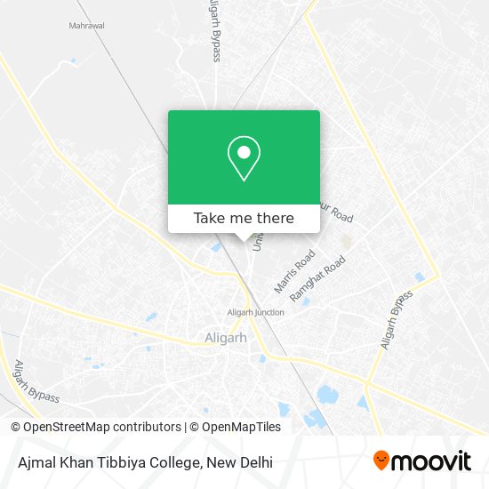 Ajmal Khan Tibbiya College map