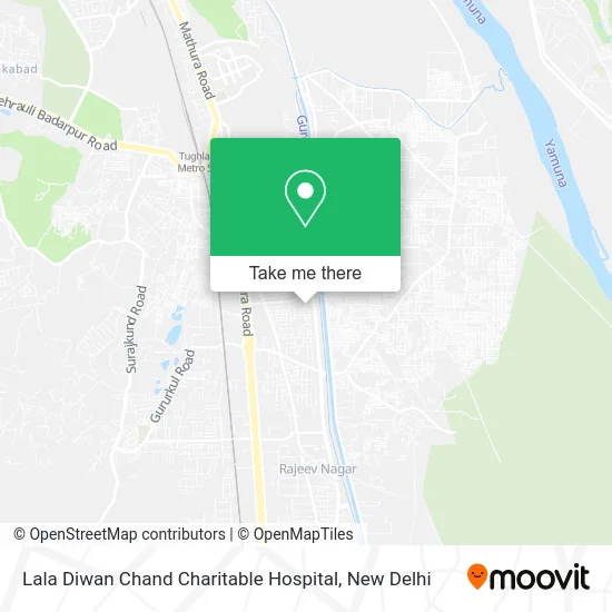 Lala Diwan Chand Charitable Hospital map