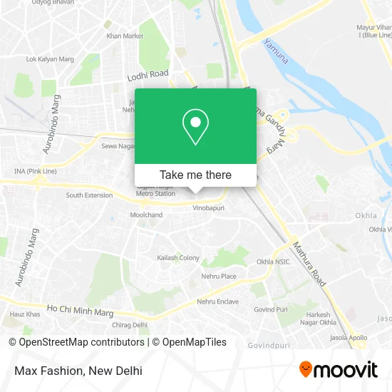 Max Fashion map