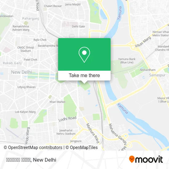 पुराना किला map