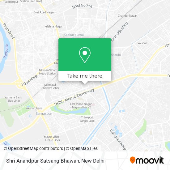 Shri Anandpur Satsang Bhawan map