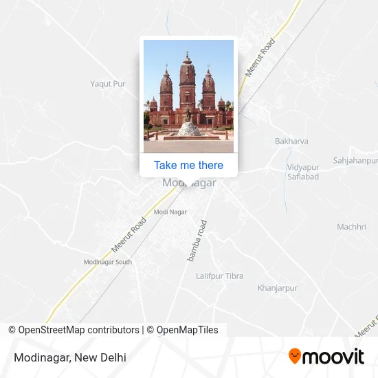 Modīnagar map