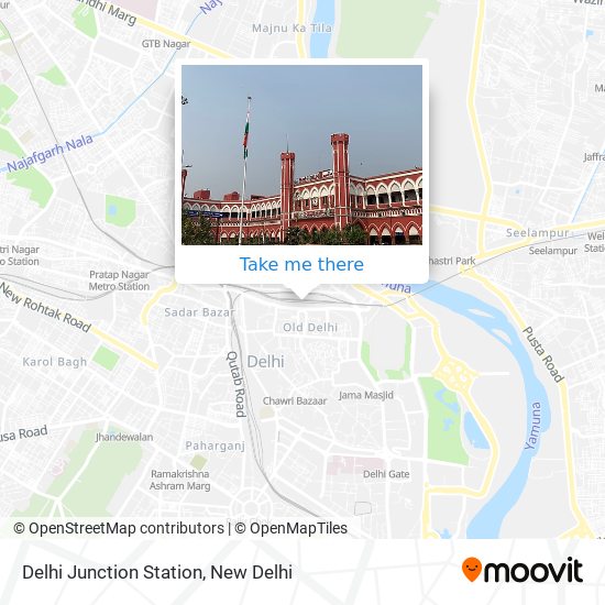 Delhi Junction Station map
