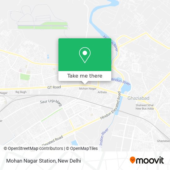 Mohan Nagar Station map