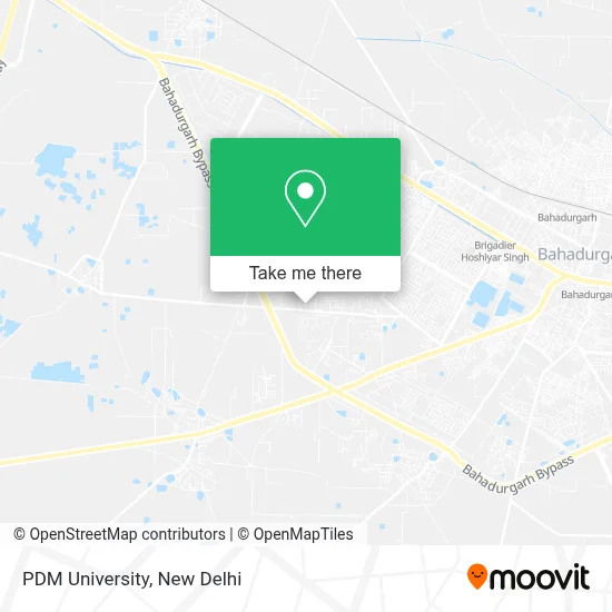 PDM University map