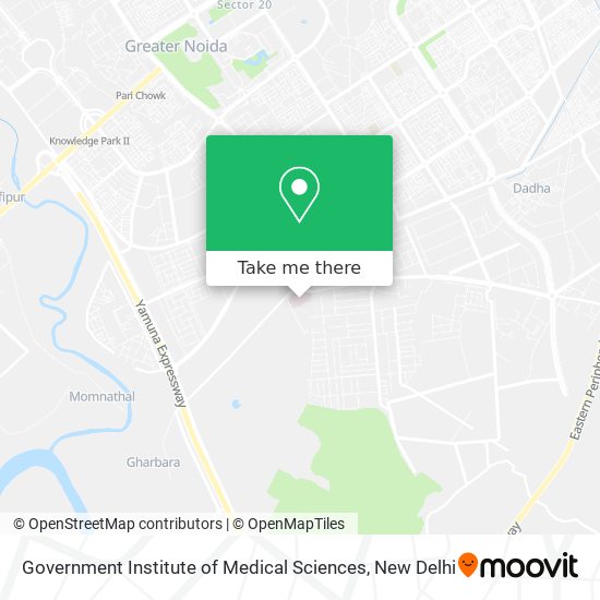Government Institute of Medical Sciences map