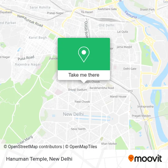 Hanuman Temple map
