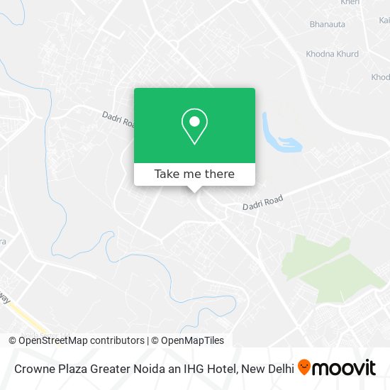 Crowne Plaza Greater Noida an IHG Hotel map