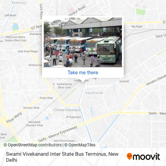 Swami Vivekanand Inter State Bus Terminus map