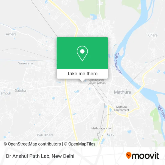 Dr Anshul Path Lab map