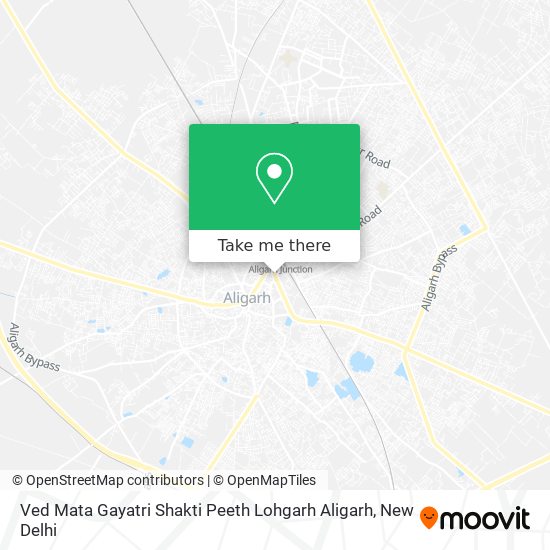 Ved Mata Gayatri Shakti Peeth Lohgarh Aligarh map