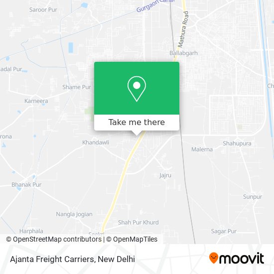 Ajanta Freight Carriers map
