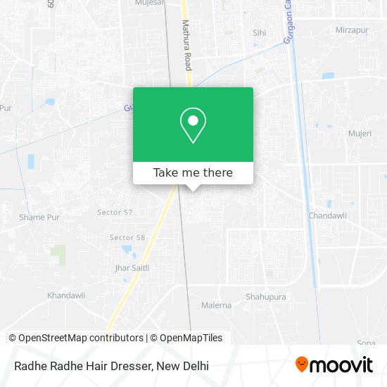 Radhe Radhe Hair Dresser map