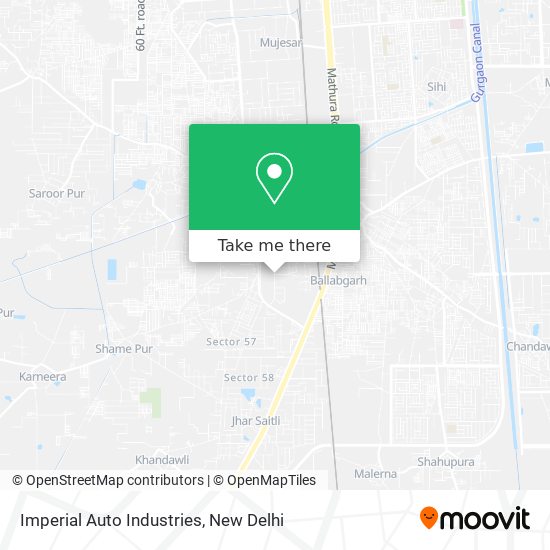 Imperial Auto Industries map