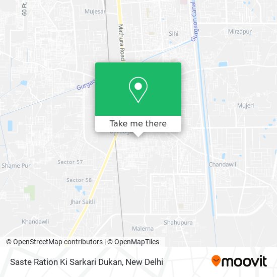 Saste Ration Ki Sarkari Dukan map